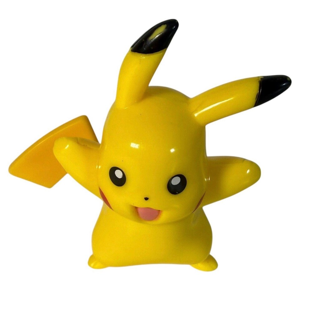 Pikachu Pokemon Nintendo DecoPac 2013 Cake Topper Figure Yellow Collectible Toy
